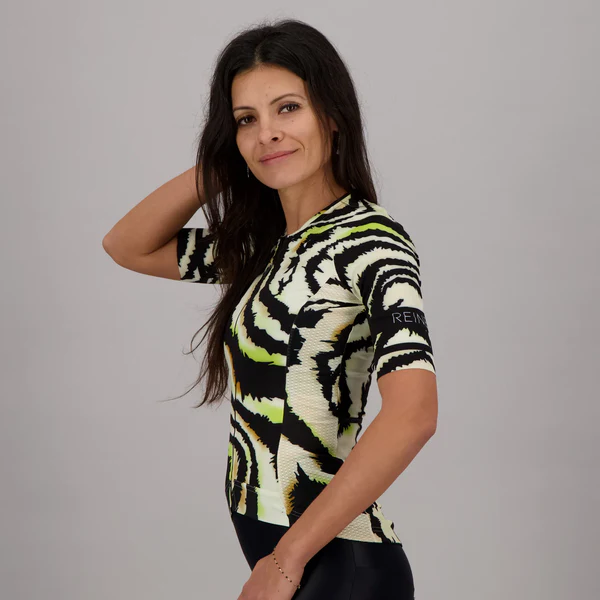 Bicimania Velos Bouches Du Rhone Maillot Femme Reines Zebra